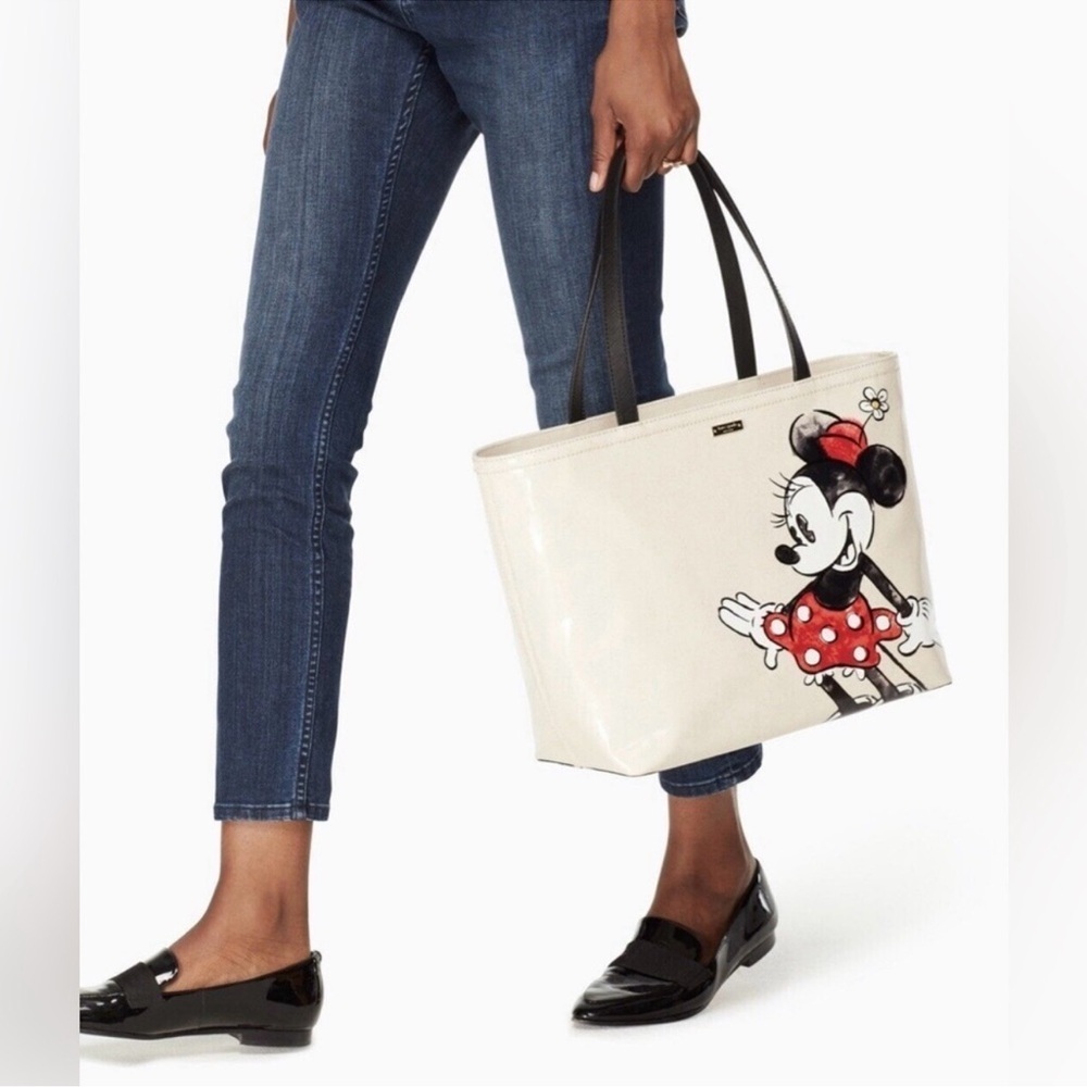 New With Tag Kate Spade X Disney Minnie Mouse Francis Tote